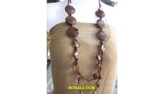 fashion necklaces long strand nuged shells new style